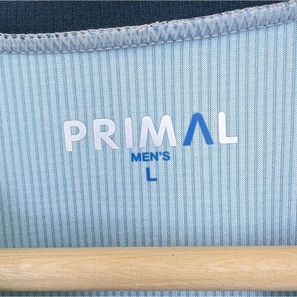 Primal Men's Cycling Jersey Full Zip Forest Trees Blue Large - Picture 3 of 11